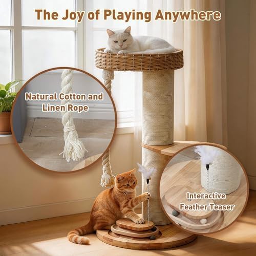 Heavy duty wooden tower for large cats — photo 3