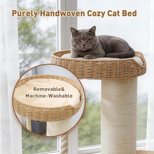 Heavy duty wooden tower for large cats — photo 4