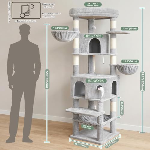 Skyward corner fit tall cat tower — photo 5