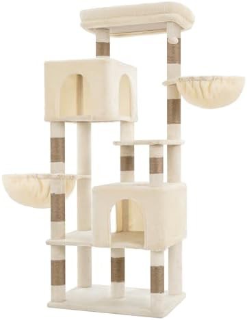 Tall cat tree with oversized top platform — photo 4