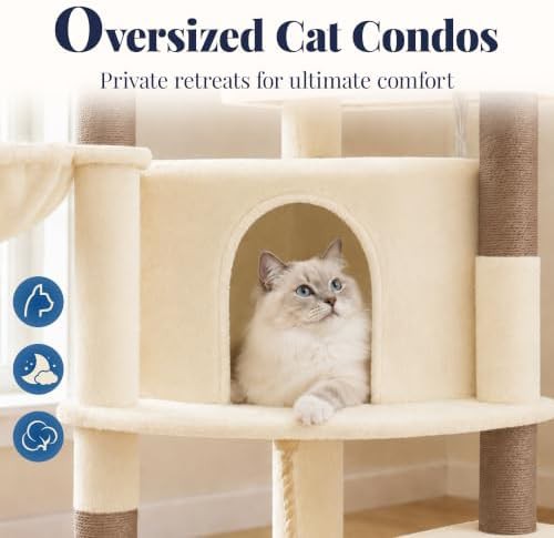 Corner kitten tower with spacious condo — photo 3