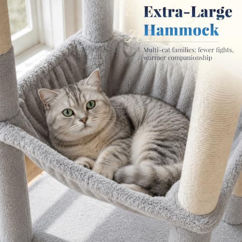 White corner tower with kitten condo — photo 5