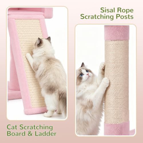 Pink heavy duty tower with hammock — photo 5