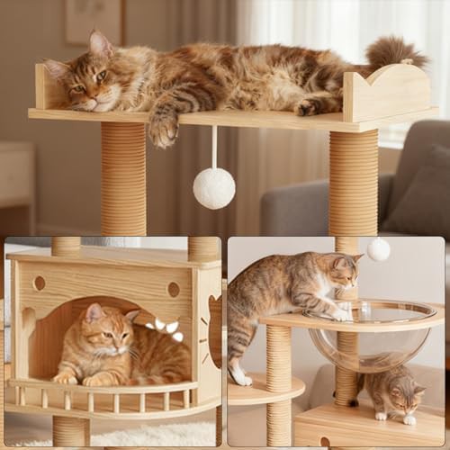 Solid wood tower with integrated hammock — photo 3