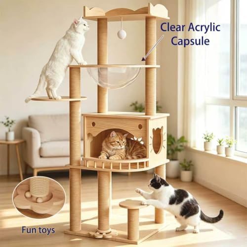 Solid wood tower with integrated hammock — photo 4